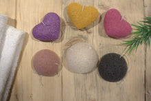 Load image into Gallery viewer, Konjac Heart Sponge - Lavender
