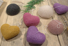 Load image into Gallery viewer, Konjac Heart Sponge - Rose
