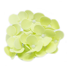 Load image into Gallery viewer, Craft Soap Flowers - Hyacinth Bean - Spring Green - 10 Pieces
