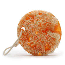 Load image into Gallery viewer, Fruity Scrub Soap on a Rope - Grapefruit
