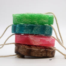 Load image into Gallery viewer, Fruity Scrub Soap on a Rope - Grapefruit
