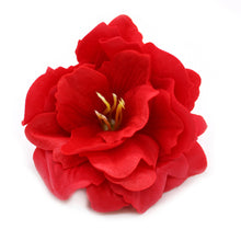 Load image into Gallery viewer, Craft Soap Flower - Small Peony - Red - 10 Piece
