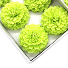 Load image into Gallery viewer, Craft Soap Flower - Small Chrysanthemum - Light Green - 10 pieces
