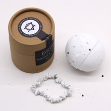 Load image into Gallery viewer, White Jasper Gem Bracelet Bath Bomb
