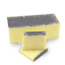 Load image into Gallery viewer, Lemon Poppy Soap Bar - Approx 100g

