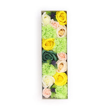 Load image into Gallery viewer, Long Box - Spring Celibrations - Yellow &amp; Greens
