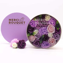 Load image into Gallery viewer, Round Box - Lavender Rose &amp; Carnation
