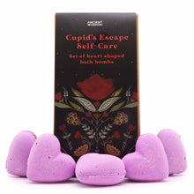 Load image into Gallery viewer, Cupids Escape Self Care Bath Heart Gift Set
