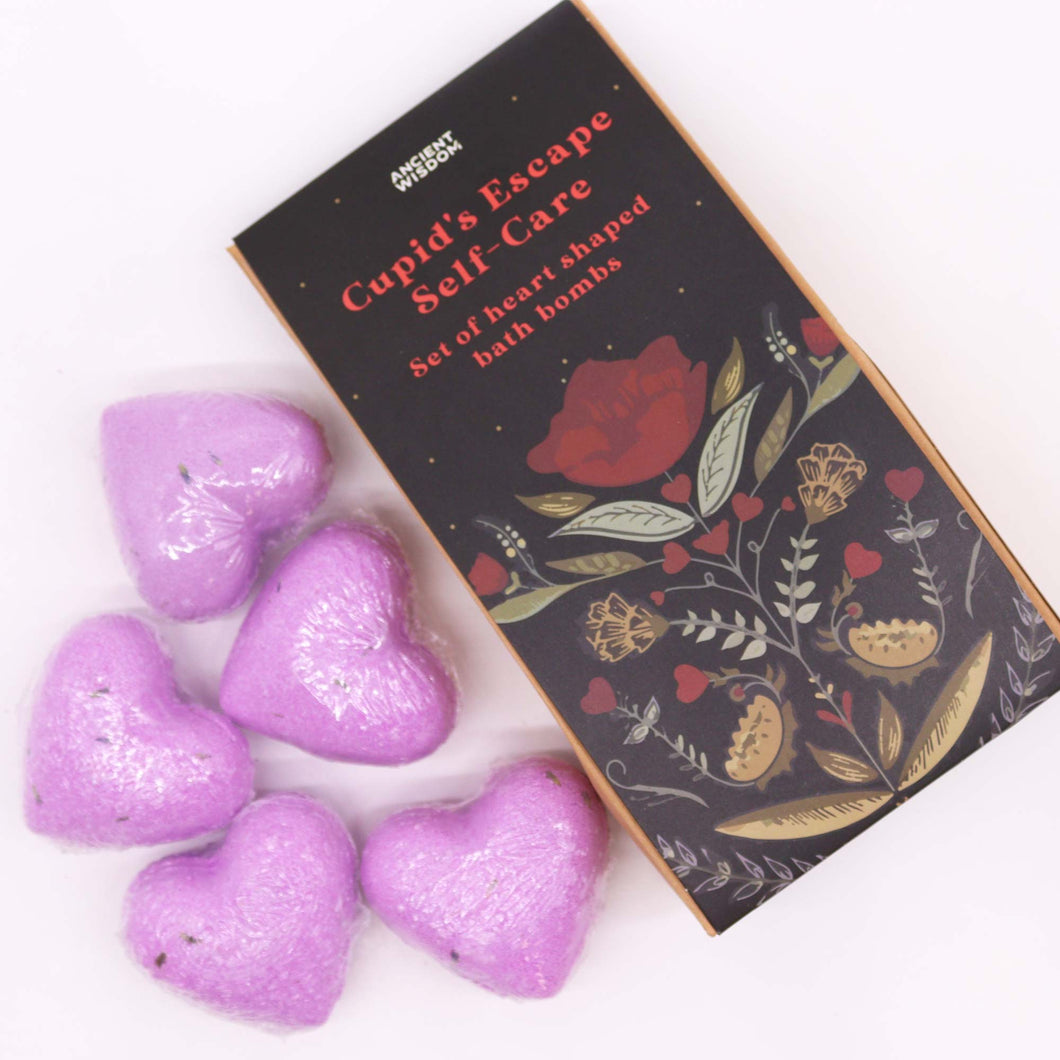 Cupids Escape Self Care Bath Heart Gift Set