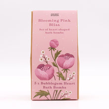 Load image into Gallery viewer, Blooming Pink Bliss Bath Heart Gift Set
