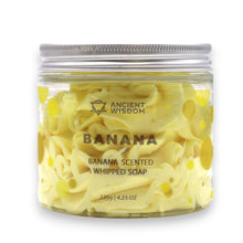 Load image into Gallery viewer, Banana Whipped Soap 120g
