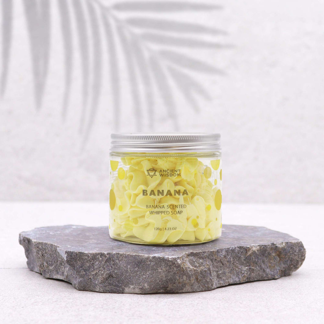 Banana Whipped Soap 120g