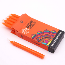 Load image into Gallery viewer, Manifest Magic Candles (set of 12) - Orange - Sacred Chakra
