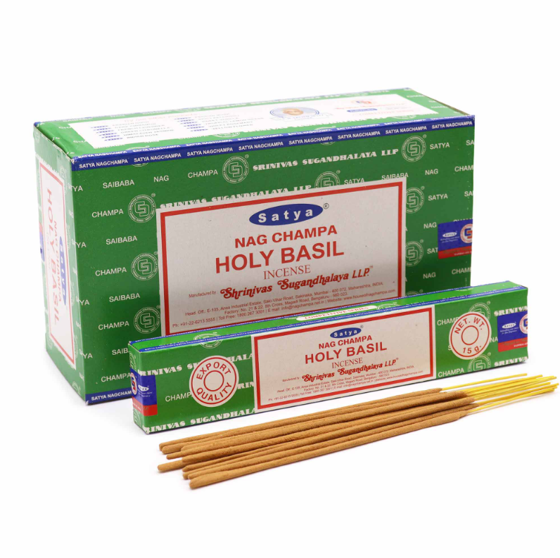 Satya Holy Basil incense 15g box