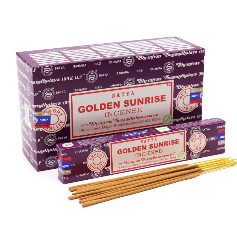 Satya Golden Sunrise incense 15g box