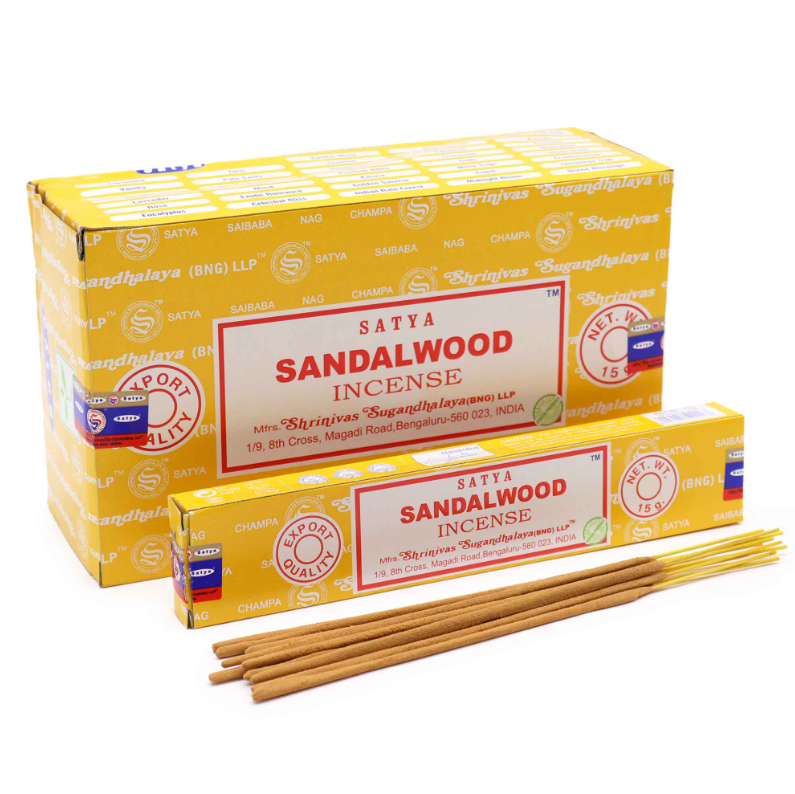 Satya Sandalwood incense 15g box