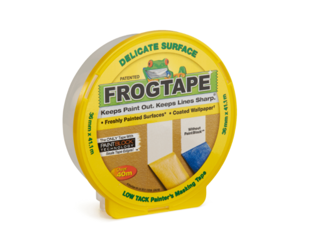 FrogTape® Delicate Surface Painting Tape – Yellow - 24mm x 41.1m