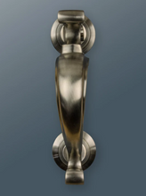 Load image into Gallery viewer, Brass Doctors Door Knocker - Pewter Finish
