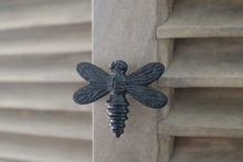 Load image into Gallery viewer, Brass Dragonfly Drawer Knob - Black Finish
