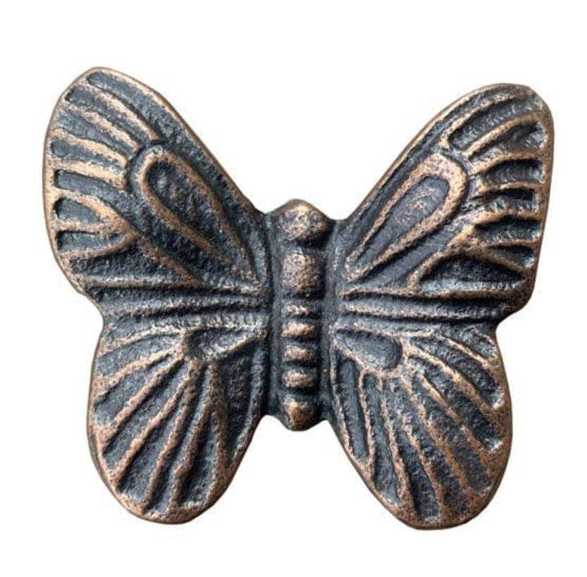 Butterfly Drawer Knob - Antique