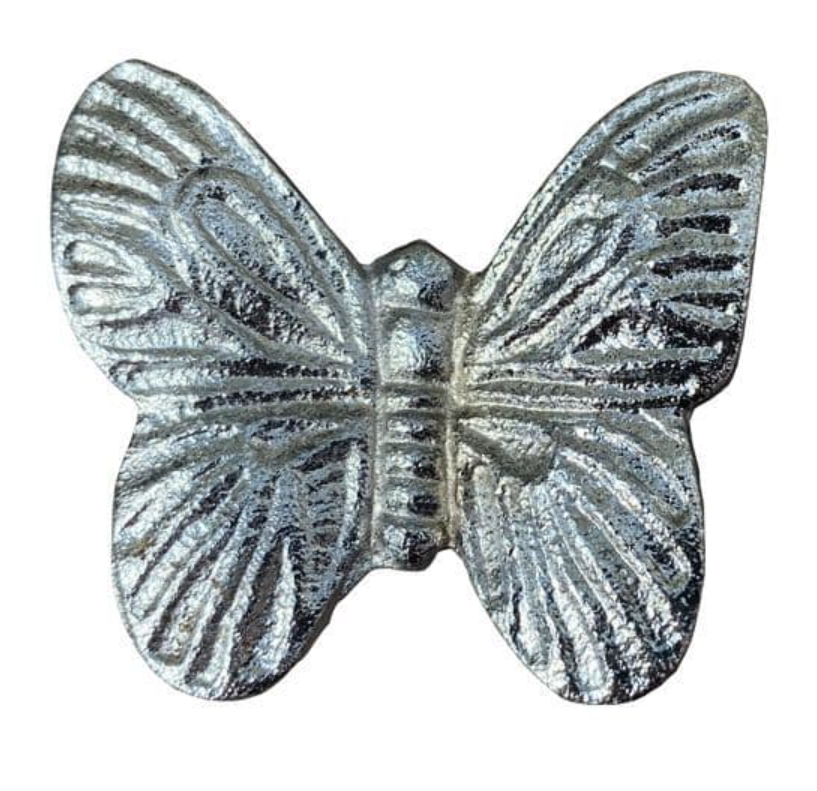 Butterfly Drawer Knob - Silver