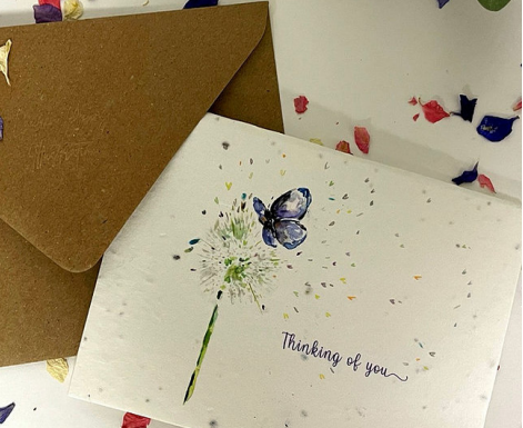 'Thinking of You' Plantable Greeting Card