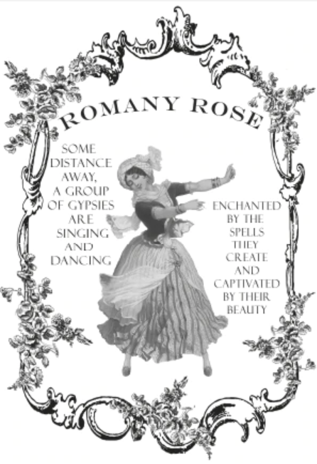 Romany Rose Transfer by Moody Mare Design