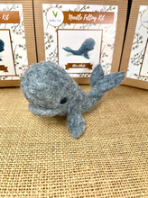 Load image into Gallery viewer, Blue Whale Needle Felting Kit
