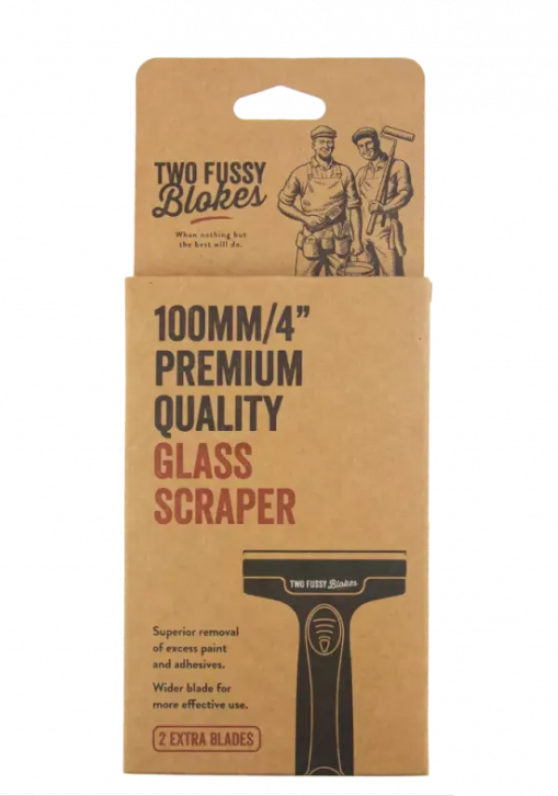 Two Fussy Blokes Glass Scraper - 3 x blades included