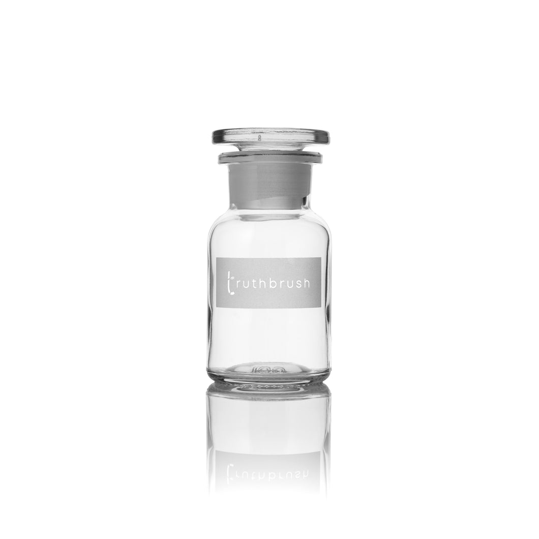 Truthbrush Glass Apothecary Jar for Truthtabs Storage