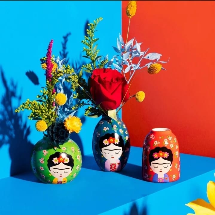 Floral Frida Vases - Set Of 3