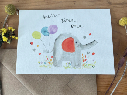 'Hello Little One' Plantable Greeting Card