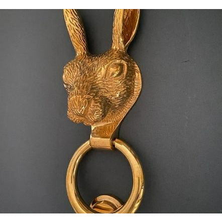 Brass Hare Door Knocker - Brass Finish