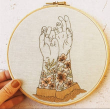 Load image into Gallery viewer, Tattooed Arms Modern Embroidery Kit
